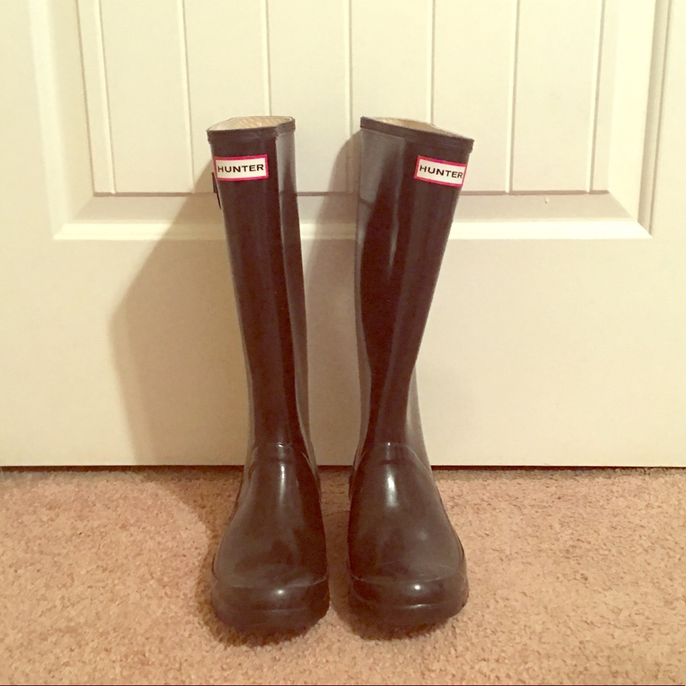 Black Like New Hunter Rain Boots!!!